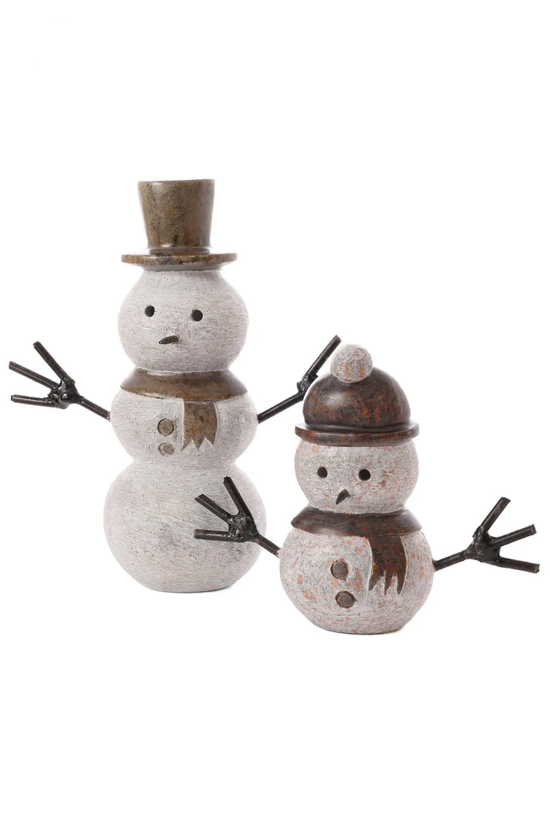 Shona Snowman of Stone & Metal – Amazwi Contemporary Art