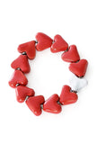 Ceramic Heart Bracelet