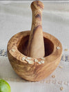 S&F Mortar & Pestle Set of Olivewood