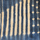 Vintage Indigo Cloth, handwoven, dyed fabric from Burkina Faso