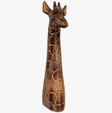 Giraffe Carving of Burnt Jacaranda