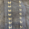 Vintage Indigo Cloth, handwoven, dyed fabric from Burkina Faso