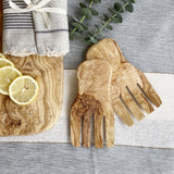 Olivewood Hand-Serving Set - 10”