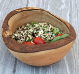 Rustic Bowl of Olivewood