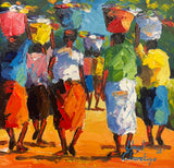 “Market Frenzy” by Lloyd Charakupa
