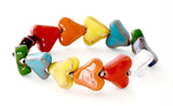 Ceramic Heart Bracelet