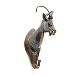 Natural Patina Animal Wall Hooks of Recycled Tin