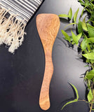Artistic Cooking Spatula of Olivewood