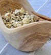 Rustic Salad Bowl of Olivewood - 12”