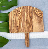 Olivewood Boat-Shaped Cheese Board