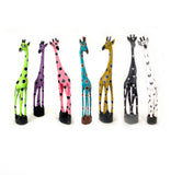 Painted Wood Giraffe