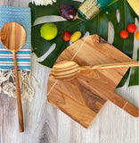 Olivewood Boat-Shaped Cheese Board