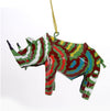 Painted Tin Ornament - Recycled