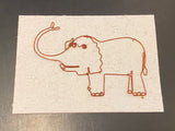 Recycled Paper Note Card - Kenya