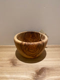 Rustic Bowl of Olivewood - S