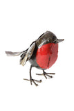 Robin Redbreast of Recycled Metal