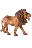 Lion Carving of Burnt Jacaranda - Kenya