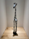 Painted Wood Giraffe