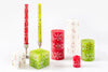 Kapula Hand-Painted Candles - X-Mas Whimsy