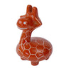 Seated Giraffe of Kisii - Orange