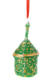 Beaded Gift Box Ornament