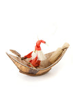 Boating Santa of Banana Leaf Ornament