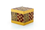 Kapula Hand Painted Candles - Animal Print