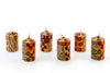 Kapula Hand Painted Candles - Animal Print