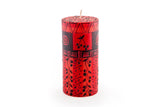 Kapula Hand Painted Candles - Berry Blaze