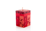 Kapula Hand Painted Candles - Berry Blaze