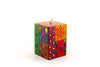 Kapula Hand Painted Candles - Multicolor Ethnic