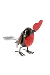 My Heart Is Yours - Recycled Metal Robin