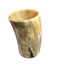 HD Vase/Utensil Holder of Ankole Horn with Wood Base