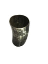 HD Vase/Utensil Holder of Ankole Horn with Wood Base