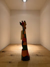 Mosaic Giraffe Bust of Jacaranda