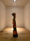 Mosaic Giraffe Bust of Jacaranda