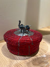 Jewel Box w/ Beaded Wire Animal