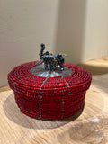 Jewel Box w/ Beaded Wire Animal