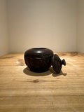 Carved Vessel of Mpingo Wood