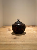 Carved Vessel of Mpingo Wood