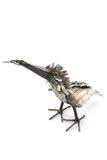 Fishing Kingfisher of Upcycled Metal