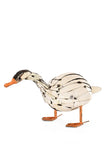 Silly, Stately Goose of Upcycled Metal