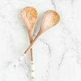 Salad Servers of Olivewood