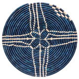 Kazi Navy Sanaa Wall Art Plate - 21”