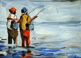 “Fishing Side by Side” by Junior Fungai