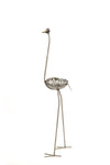 Ostrich Planter of Recycled Metal