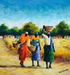 “Three Woman Walking” by Peter Kwangware