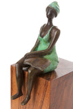 "Seaside Scholar" Lost Wax Bronze Sculpture