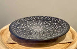 Mudcloth-Patterned Kisii Bowl/Plate