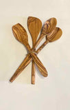 Olivewood Set of 4 Spoons